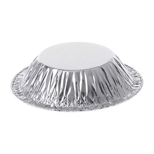 SUCHUANGUANG250pcs Aluminum Foil Baking Tart Cupcake for Case Plate Mold Tin Foil