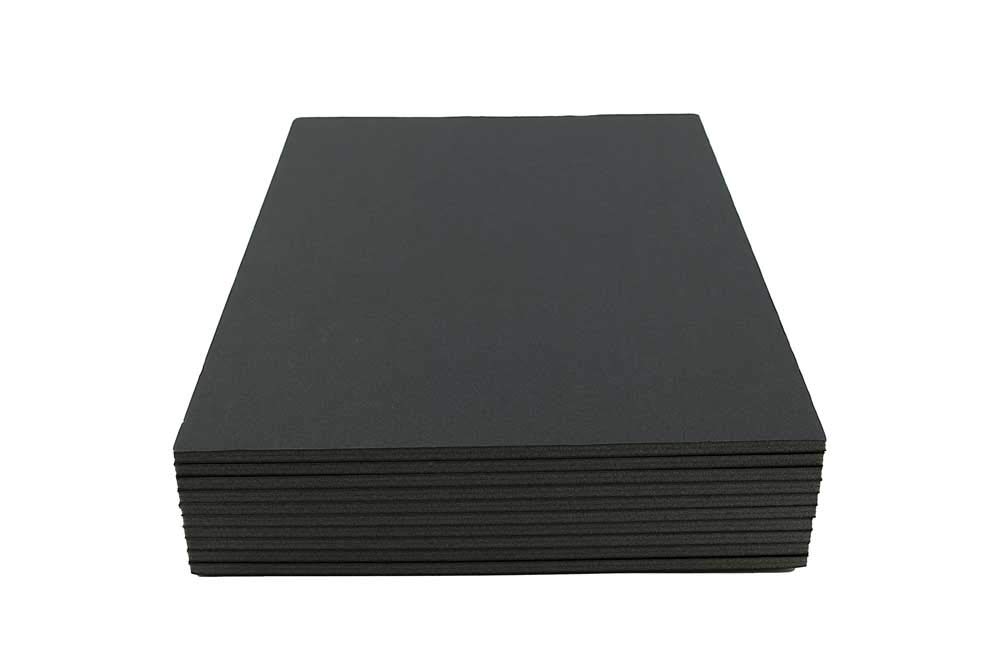 House of Card & Paper Pannello in schiuma nera formato A2, 420 x 594 x 5 mm, 20 fogli per cartone