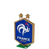 FOCO Offizielles Lizenzprodukt French Football Federation BRXLZ Logo 3D Bricks Konstruktionsspielzeug Model
