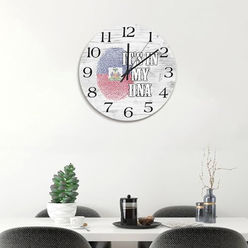Horloge murale drapeau Haïti, le cadeau idéal pour vos proches - 4