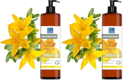 Aceite de hipérico puro forte para masajes y estrías, pack de 2x200 ml