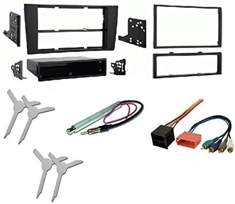 ASC Audio Premium Car Stereo Install Kit for 2000 2001 Audi A4 with Symphony System - Black, 1-Pack, Single/Double Din, Passenger Car