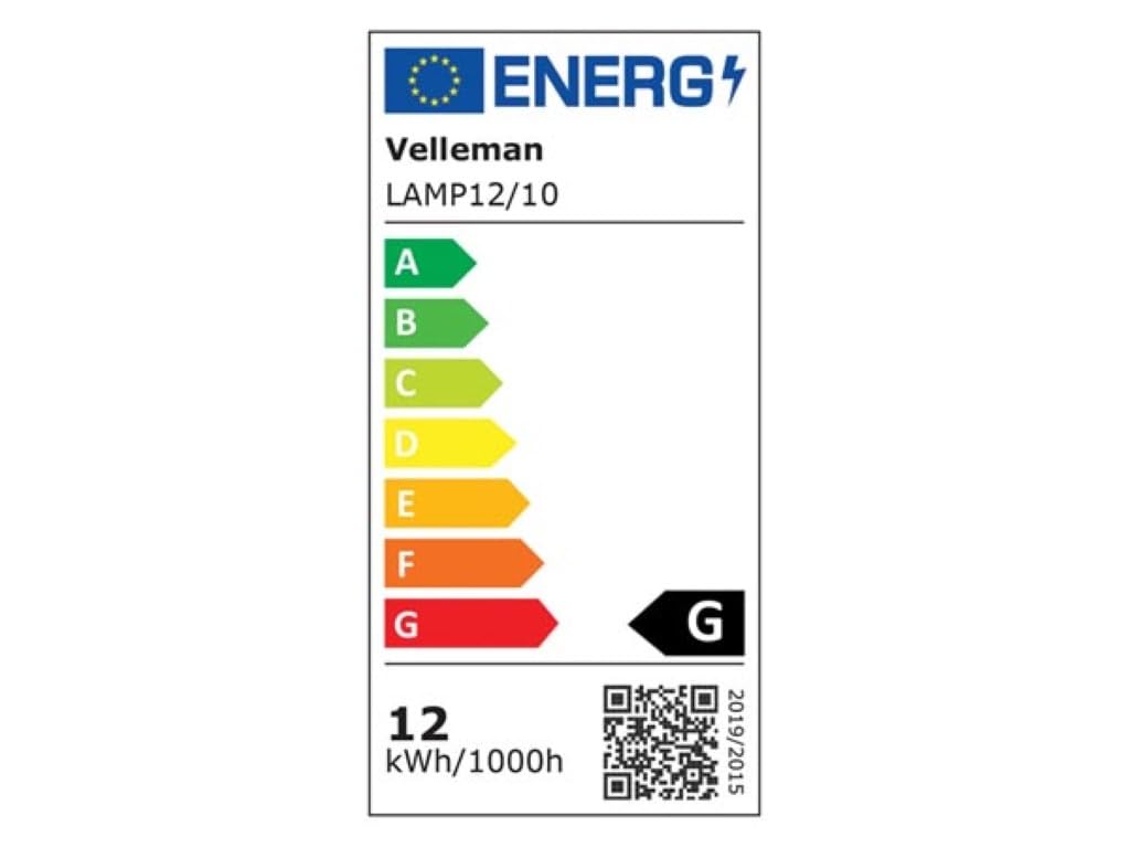 Velleman Lámpara lupa con luz, lupa con iluminación 12 W, aumento 1,75x y 4x, lente de vidrio 90 mm, lámpara de mesa para precisión, electrónica, modelismo, manualidades y lectura, blanca