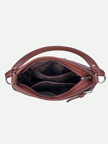 Image of ZOUK Ira Handbag | Stylish Women's Handbag | Luxury Shoulder Bag for Women | Trendy | Fancy Ladies Handbags | Small Purse for Events | Water-Resistant