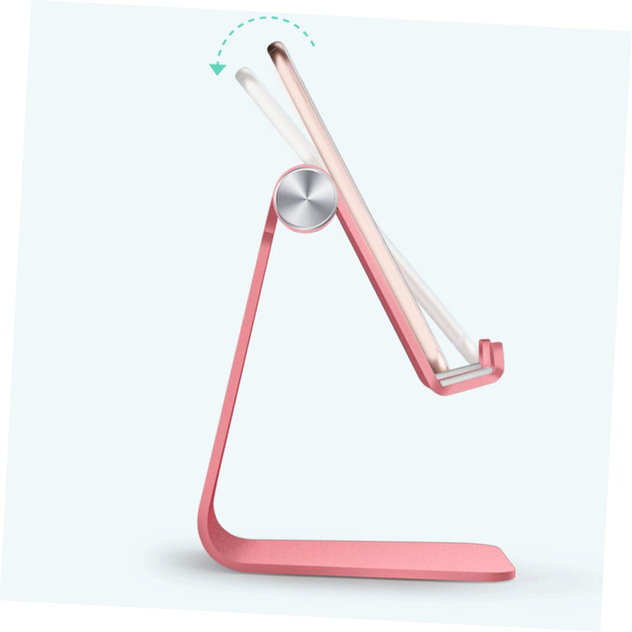 Hemobllo 3pezzi Supporto Telefonico Pieghevole Per Scrivania Base Stabile Per Smartphone e Tablet Per Conferenze e Streaming Design Elegante e Pratico