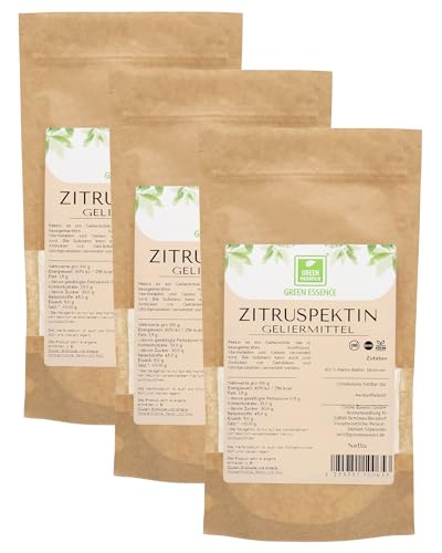 Zitruspektin 300g von Green Essence - Geliermittel - Citruspektin - fest gelierend - veganes Verdickungsmittel E440 - ideal zur Konfitüren und Marmeladenherstellung