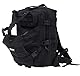Seibertron Molle Motorrad Fahrrad Radsport Helmhalter Rucksack Helmhalterung/Träger Trinkrucksack Basketballrucksack für Outdoor Reiten Bergsteigen (Helm,Wasserblase Nicht einschließen) Black