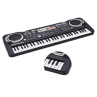 Fuwe Clavier électronique avec 61 Touches, Tableau d’apprentissage, 6 Chansons de Démonstration, 16 Vrais Instruments de… - Les Beatles, Paul McCartney, John Lennon, RIngo Starr, George Harrison Fuwe Clavier électronique avec 61 Touches, Tableau d'apprentissage, 6 Chansons de Démonstration, 16 Vrais Instruments de… – Image 4