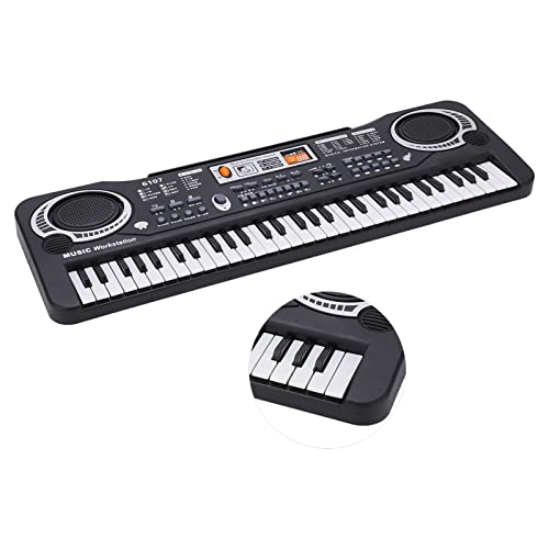 Fuwe Clavier électronique avec 61 Touches, Tableau d’apprentissage, 6 Chansons de Démonstration, 16 Vrais Instruments de… - Les Beatles, Paul McCartney, John Lennon, RIngo Starr, George Harrison Fuwe Clavier électronique avec 61 Touches, Tableau d'apprentissage, 6 Chansons de Démonstration, 16 Vrais Instruments de… – Image 5