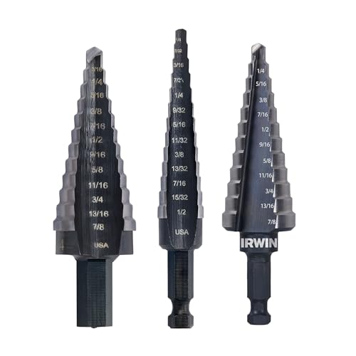 Foret etage IRWIN Unibit IWAS15504DF avec goujure antiblocage pour percer sans bavure