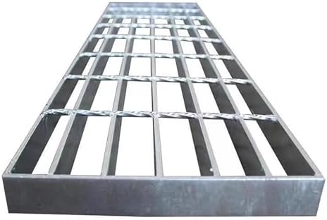 Heavy Duty Galvanized Steel Drain Grate Cover - Rust-Resistant Channel Grate for Yard, Septic Tanks & Floors - Durable, Easy Installation Drainage Solution (35x