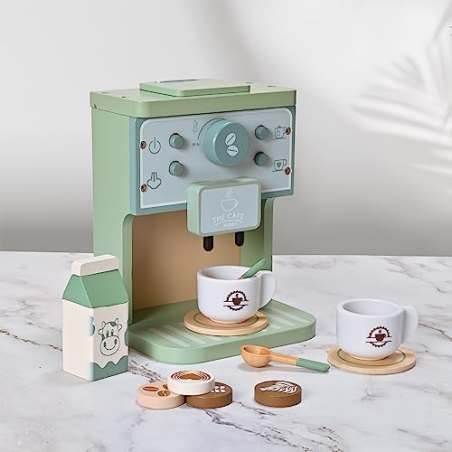 Accessoires de cuisine cafetière verte pour le matin
