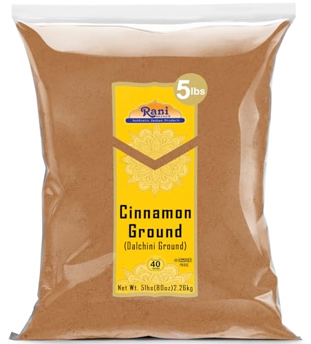 Rani Cinnamon Powder (Ground) Spice 16oz (1lb) 454g PET Jar ~ All Natural | Salt-Free | Vegan | No Colors | Gluten Friendly | NON-GMO | Kosher