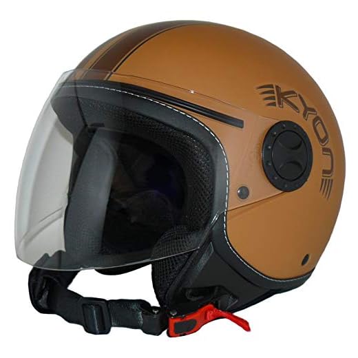 protectWEAR Casco abierto con facial con visera larga H710-BR-M