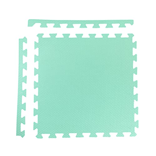 Tatame Tapete EVA Loja da Maria 50x50x2cm 20mm Verde Água