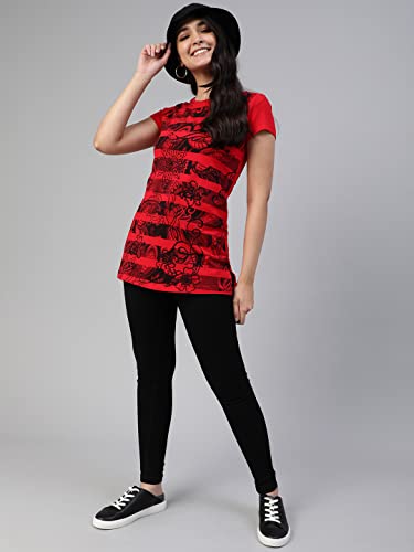 Image of Lyra Women's Cotton Regular Fit T-Shirt