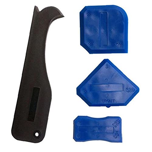 4pcs Door Silicone Sealant Spreader Spatula Scraper Cement Caulk Removal Tool Kit Window Caulking Finishing Sealant Grout