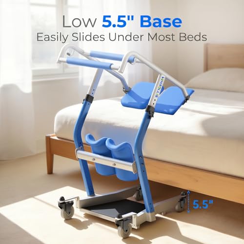 WHROLLIS Sit to Stand Lift for Elderly, Adjustable Height, Patient Transfer Stand Assist Aid, Lift Assist Devices for Seniors, Adults & Disabled by WHROLLIS - Image 3