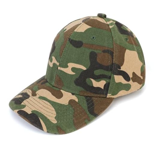 QKURT Casquette de Baseball Camouflage, Chapeau de Soleil Camouflage pour Garçons, Casquette de Sport d'Été, Protection UV pour Le Camping en Plein Air, la Plage pour Les Enfants de 3 à 8 Ans
