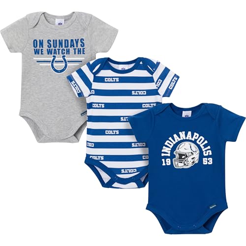 Image of Gerber NFL Baby Boys 3-Pack Onesie Bodysuit