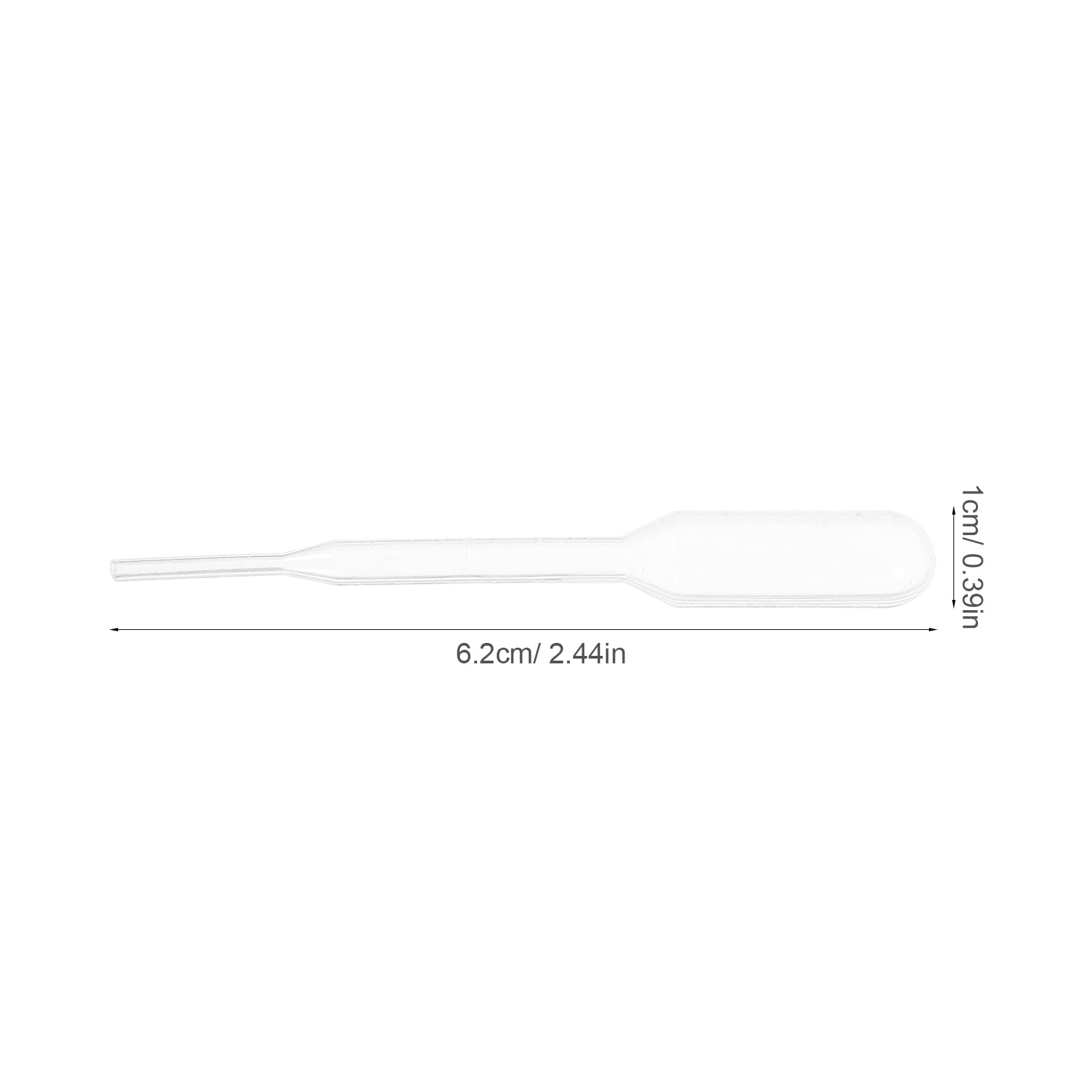Niceauty Plastic Transfer Pipettes For Liquid Use 500pcs Clear Disposable 0 2ml Graduated Droppers