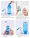 Sinus Rinse Neti Pot - 300ml 10oz Bottle Nasal Irrigation System for Adult & Kid Nasal Care with 60 Nasal Wash Salt Packs and Temperature Sticker