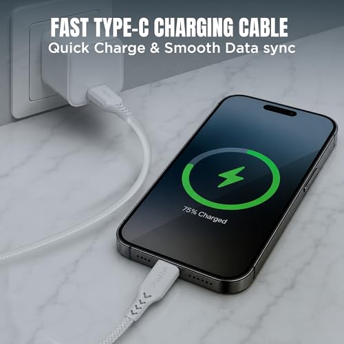 Image of Intex SPEED 3A USB to Type C Fast Charging & Data Sync Tangle Free Cable, Output 480 Mbps for BT Speaker, Mobile, Tablet, TWS & Other Type C Devices- White