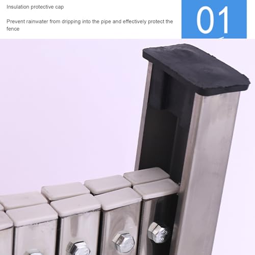 Barrière de circulation télescopique jaune robuste extensible de 119 à 348 cm - 4