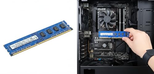 Image of 8GB DDR3L 1600MHz Desktop RAM Memory Upgrade for SK hynix - PC3L-12800U 240-Pin UDIMM 1.35V Dual Voltage Non-ECC 2Rx8 Dual Rank (HMT41GU6AFR8A-PB)