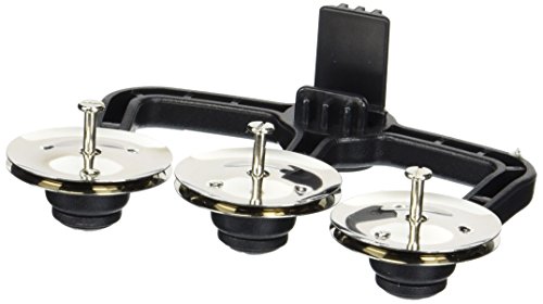 LP Latin Percussion LP1621 - Reforzador de sonido con 3 pares de sonajas de acero lateadas, montable