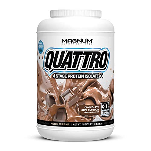 Magnum Nutraceuticals Quattro Protein Powder 2lbs Chocolate Peanut
