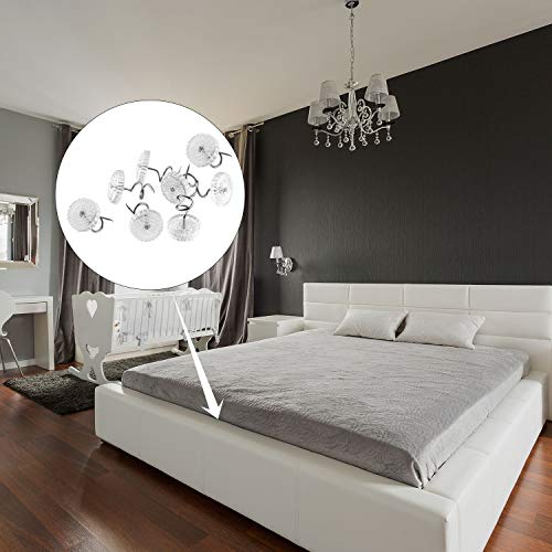 Image of KUUQA 100 Pieces Upholstery Twist Pins Clear Heads Bed Skirt Pins for Slipcovers and Bedskirts (Pack of 3)
