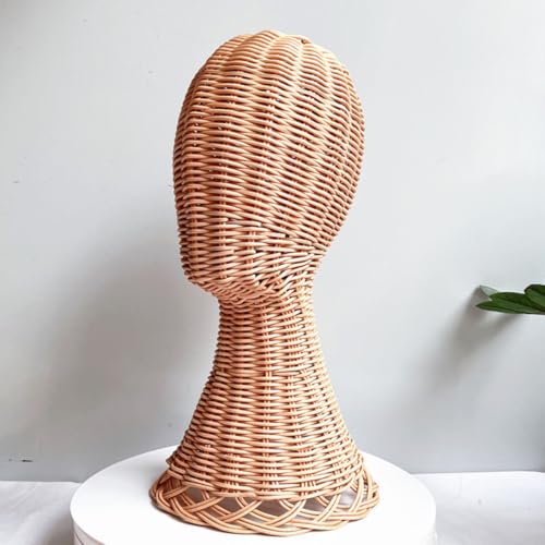 Support casquette stable et résistant mannequin perruque rotin - 7