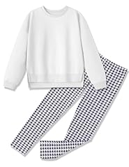 White Black Houndstooth