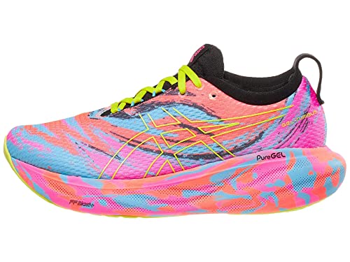 ASICS Nimbus 25 Donna Laufschuhe Blau Gelb