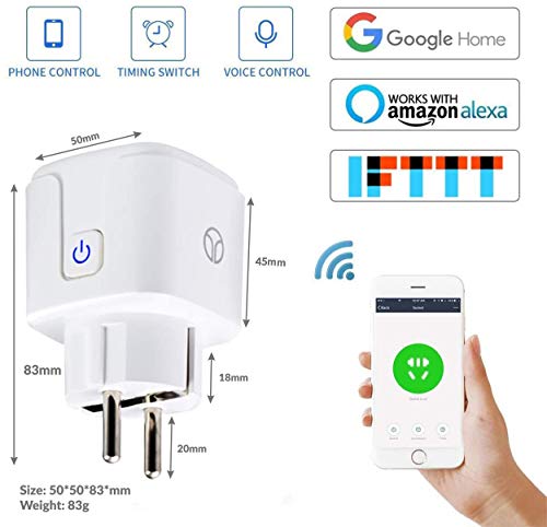 Presa Intelligente 2 pezzi Tivenere Smart Plug 16A...