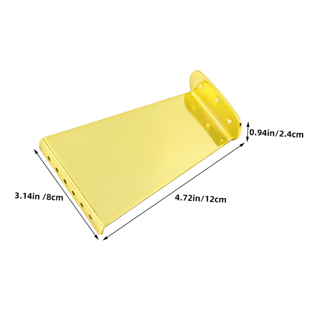 VANZACK 6 Strings Guitar Bridge Tailpiece String Replacement Part for Jazz Electric Guitars Sleek Design Easy Installation Durable Stylish Upgrade for Your Instrument