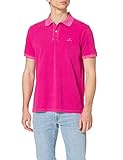 100% algodón GANT D2. Sunfaded Pique SS Rugger Camisa de Polo, Color Rosa, XS para Hombre