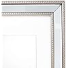 Isaac Jacobs 11x14 8x10 Mat Champagne Mirror Bead Picture Frame | Desertcart