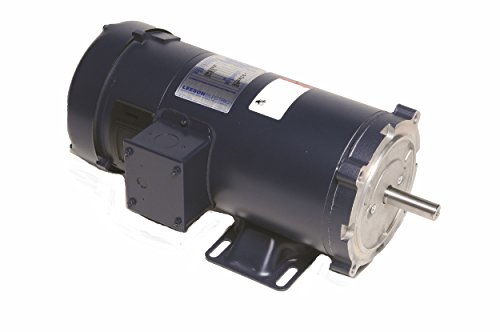Leeson 108092.00 SCR Rated DC Motor, 56C Frame, C-Face Rigid Mounting, 1 1/2HP, 1750 RPM, 180V Voltage