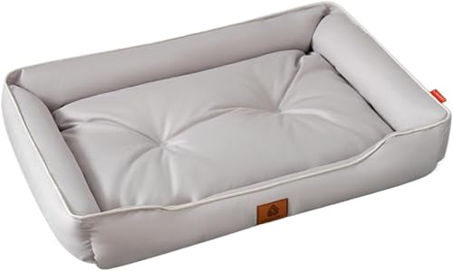 Miniatura 1 de Cama ortopédica de espuma viscoelástica para perro con cojín, tela Oxford duradera, funda extraíble lavable, sofá para mascotas para perros y gatos