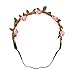 Produktbild Oblique-Unique® Blumen Haarband Stirnband Blumenkranz Haarschmuck Kopfschmuck Bohemia Style - Farbe wählbar - (Alt Rosa)