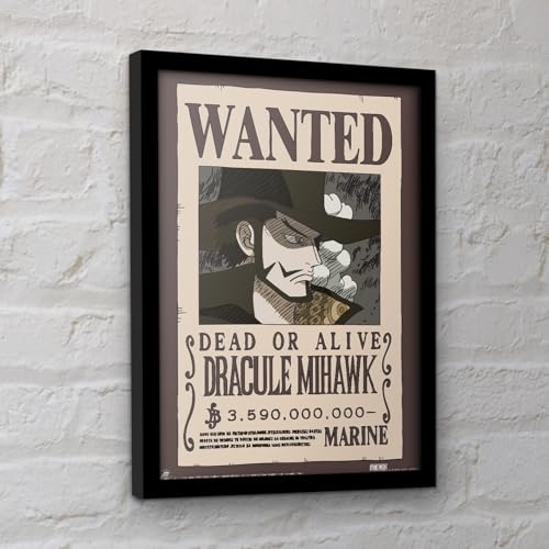 Impression One Piece Mihawk 40x30 cm affiche deco murale sans pli
