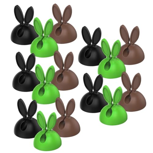 Imagen de UPKOCH 30 Piezas Abrazadera De Alambre De Conejito Soportes De Televisión Soporte Para Auriculares Soporte De Escritorio Organizador De Plastico Usb El Plastico Cable Cierre