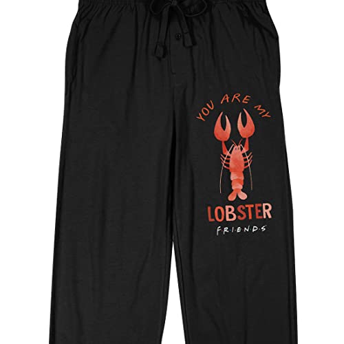 Bioworld Friends TV Lobster Men's Black Drawstring Sleep Pants2