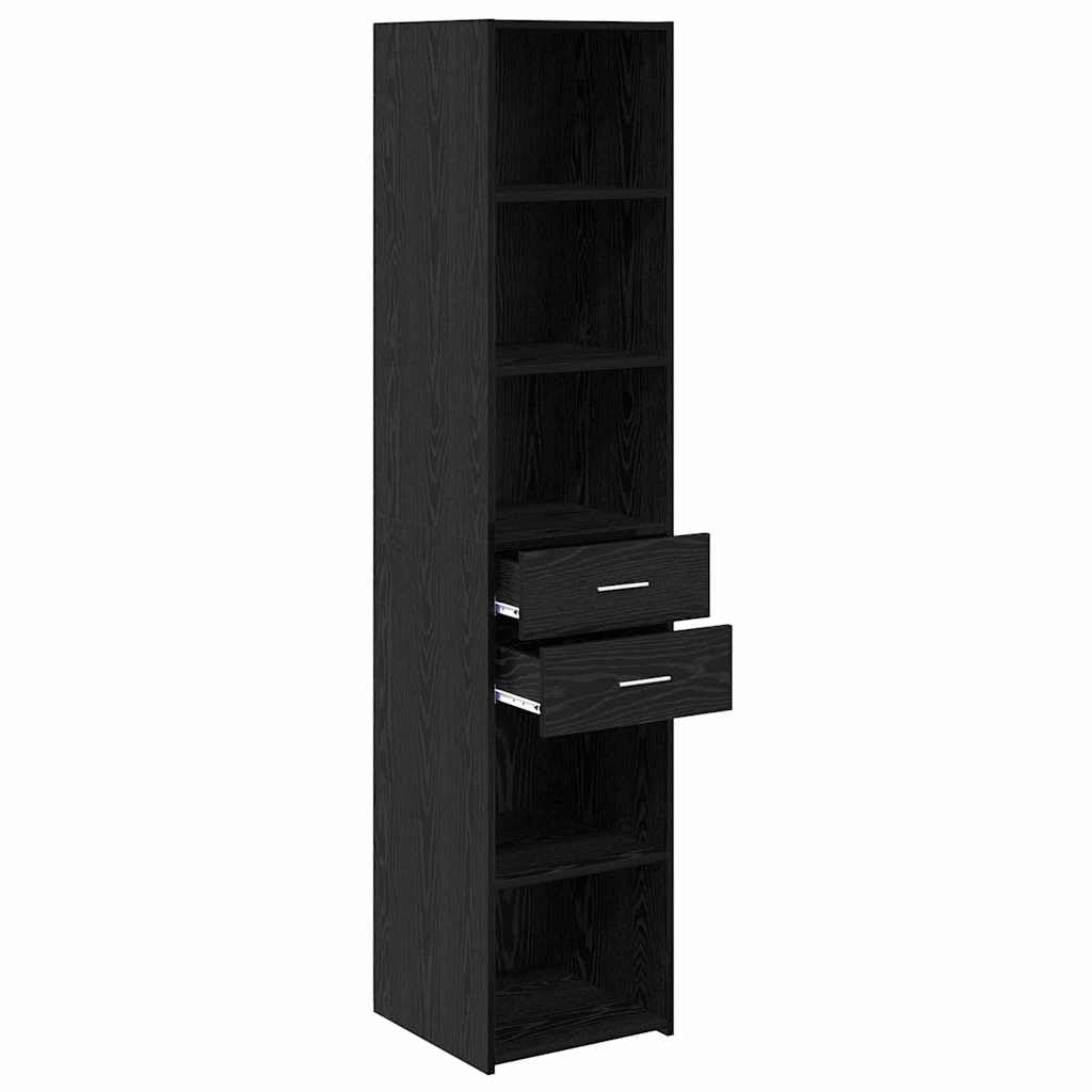 Mobiletto alto, effetto rovere, 40 x 42,5 x 185 cm, in legno