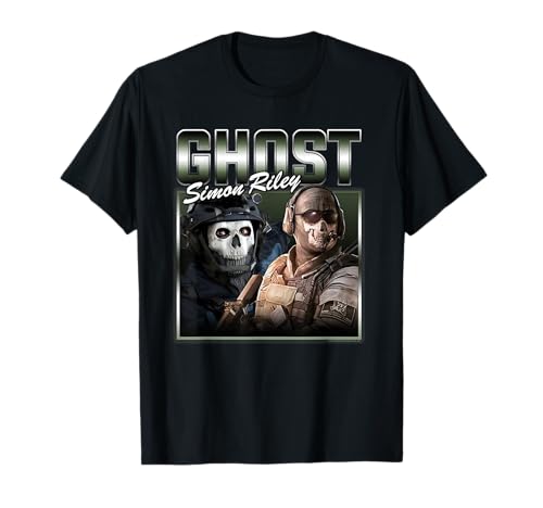 Call of Duty Ghost Simon Riley 90's Collage Video Game T-Shirt
