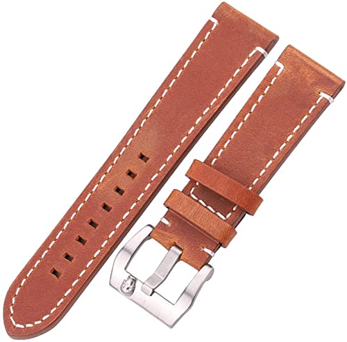 Bracelet de montre en cuir véritable vintage de 18mm à 24mm pour sublimer votre montre