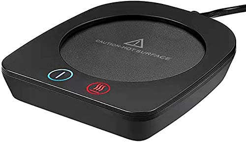 Calentador de caf y calentador de tazas para el escritorio de la oficina en casa Plato calentador de bebidas elctrico para tazas, plato calentador de caf con apagado automtico despus de 4 horas