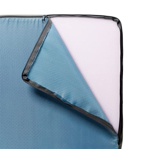 Schwar Textilien ® | Orthopädische Sitzerhöhung | Kunstleder | 40x40x10cm | Schwarz